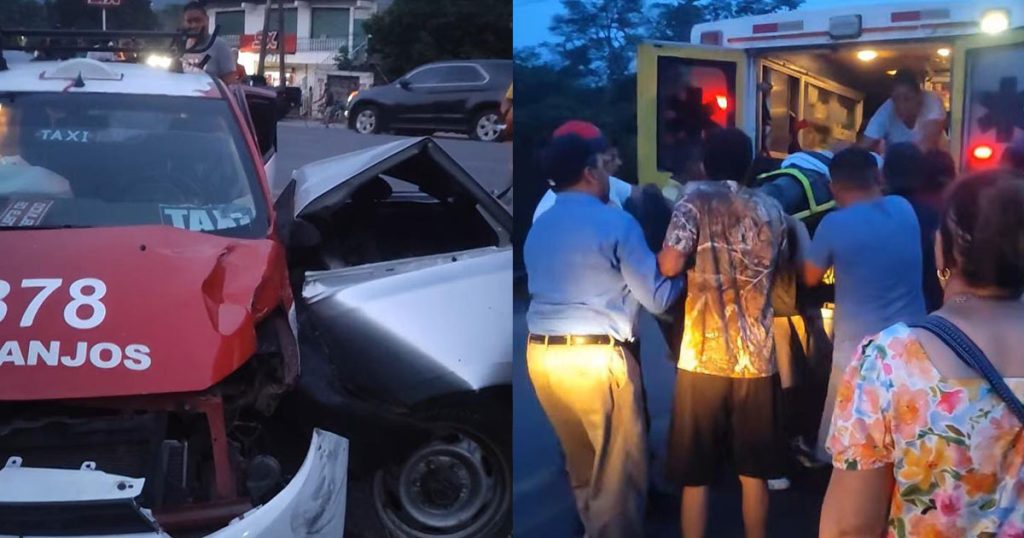 Tres lesionados en fuerte choque Tres lesionados en fuerte choque