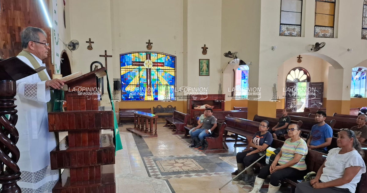 Somos responsables de las catástrofes: párroco Somos responsables de las catástrofes: párroco