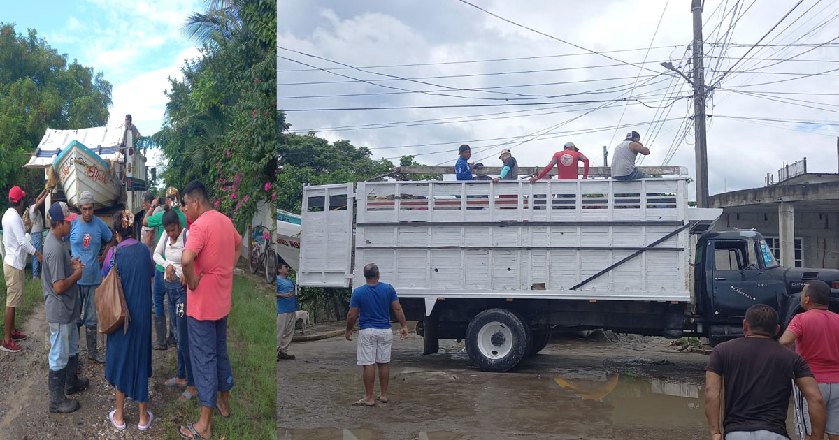 Tiburones de Tecolutla y Consejo Turístico envían ayuda a Tuxpan tras inundaciones