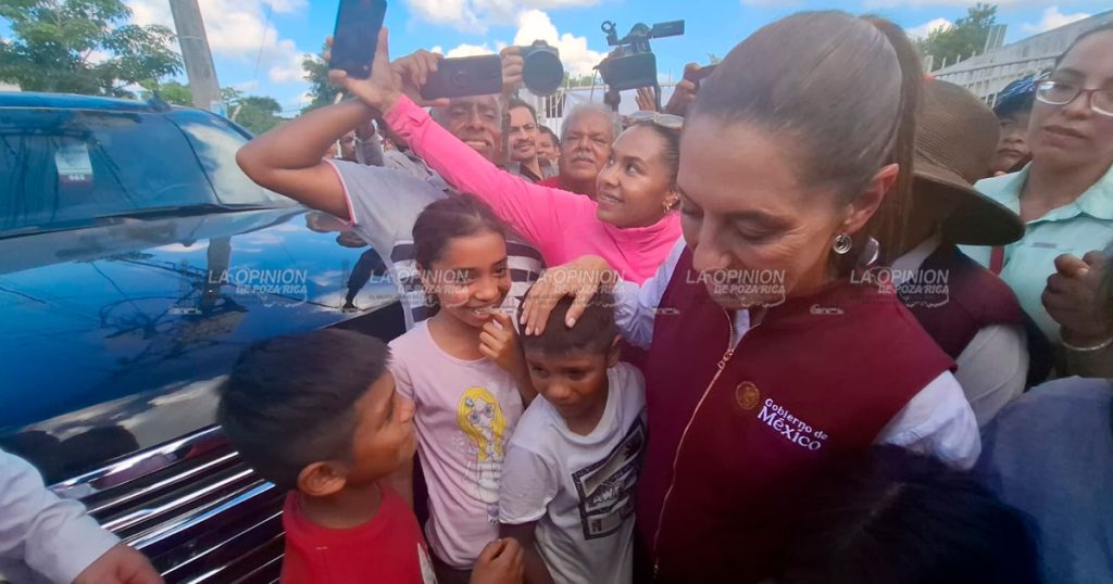 Sheinbaum promete apoyo total para damnificados Sheinbaum promete apoyo total para damnificados