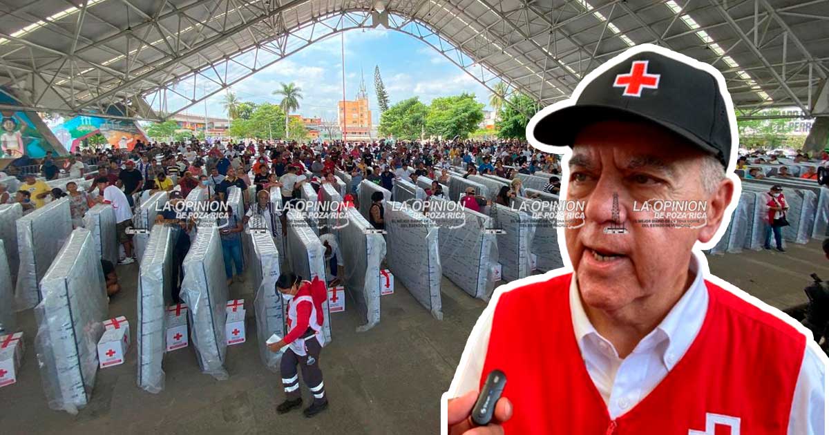Entrega Cruz Roja Mexicana ayuda humanitaria a damnificados Entrega Cruz Roja Mexicana ayuda humanitaria a damnificados