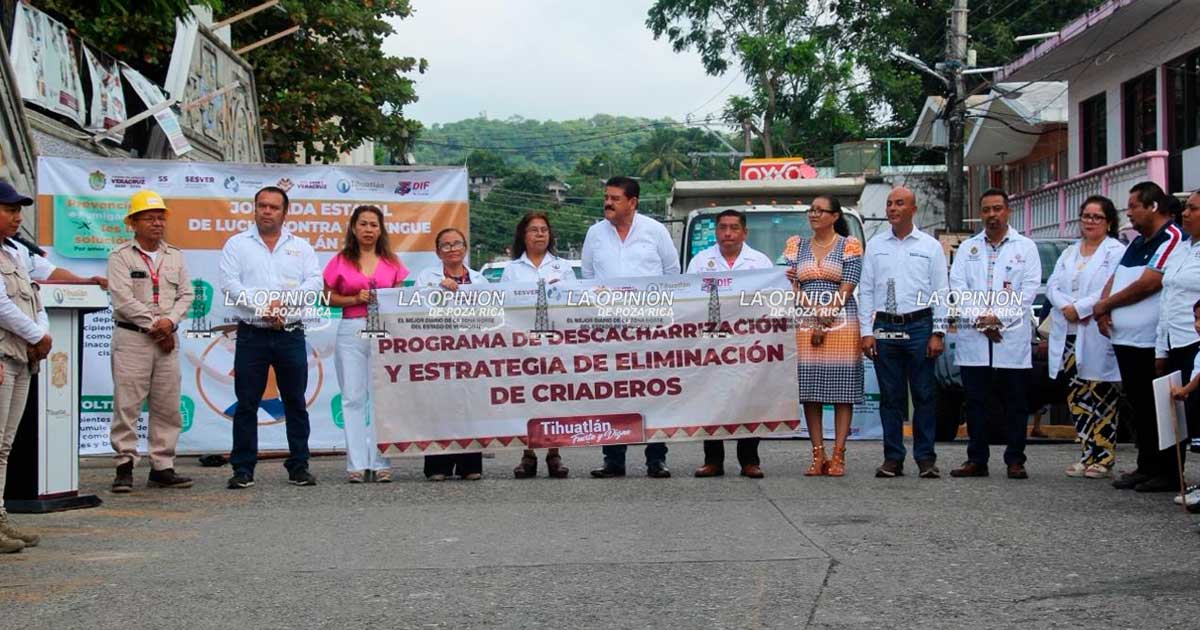 Jornada contra criaderos para prevenir el dengue