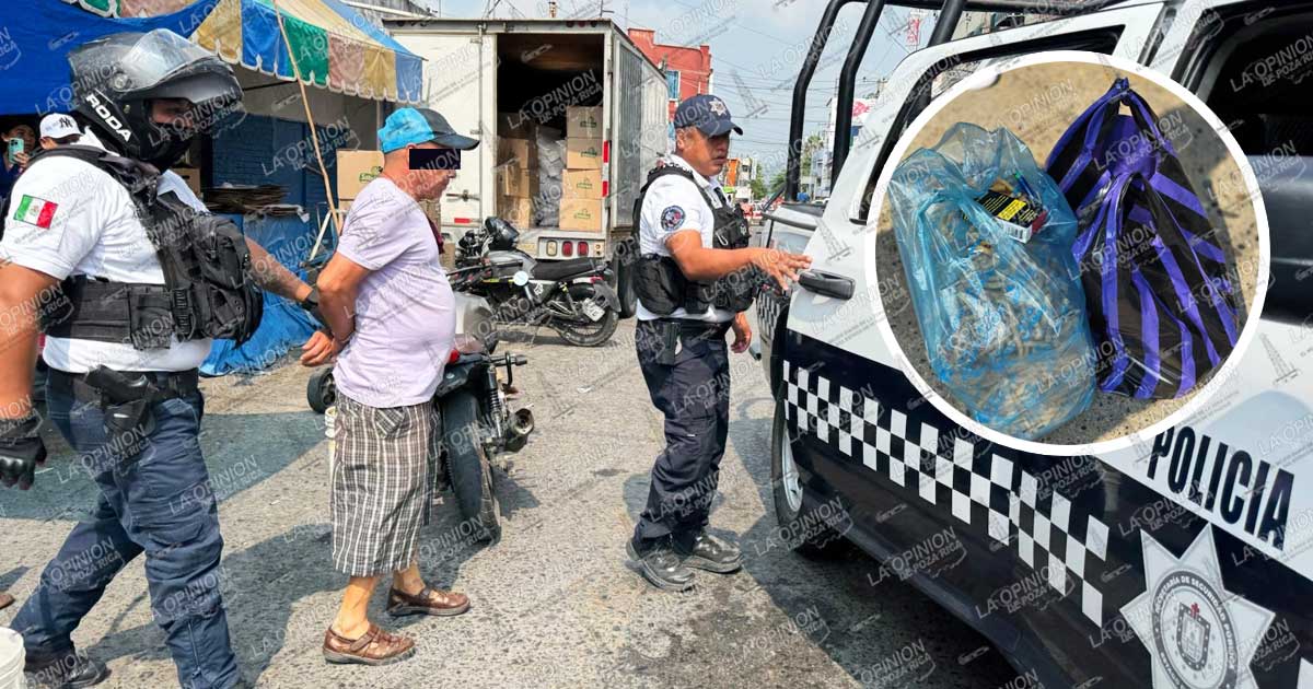 Detienen a hombre por robar en dulcería