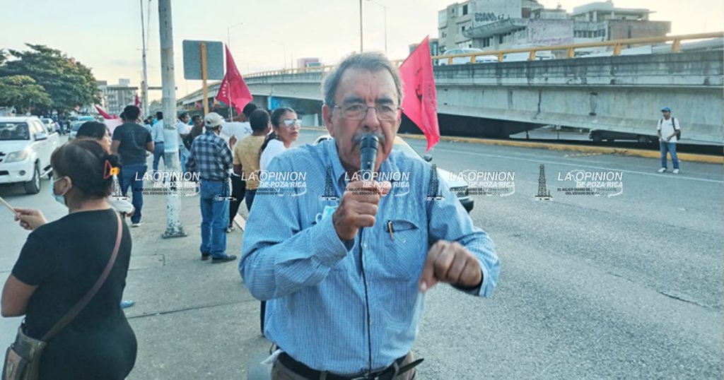 Mega movilización de integrantes de Antorcha Campesina