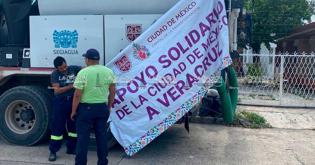 Llegan equipos y maquinaria de la Ciudad de México a PR