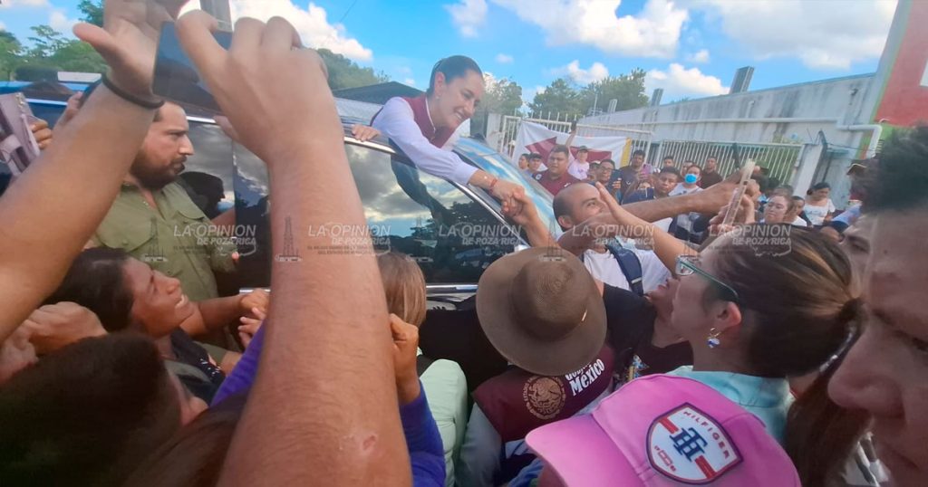Sheinbaum promete apoyo total para damnificados Sheinbaum promete apoyo total para damnificados