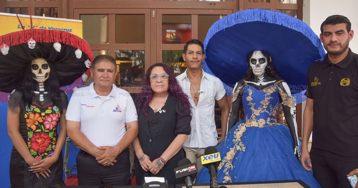 Más de 40 Catrinas realizarán "Procesión al Mictlán" en Veracruz Más de 40 Catrinas realizarán "Procesión al Mictlán" en Veracruz