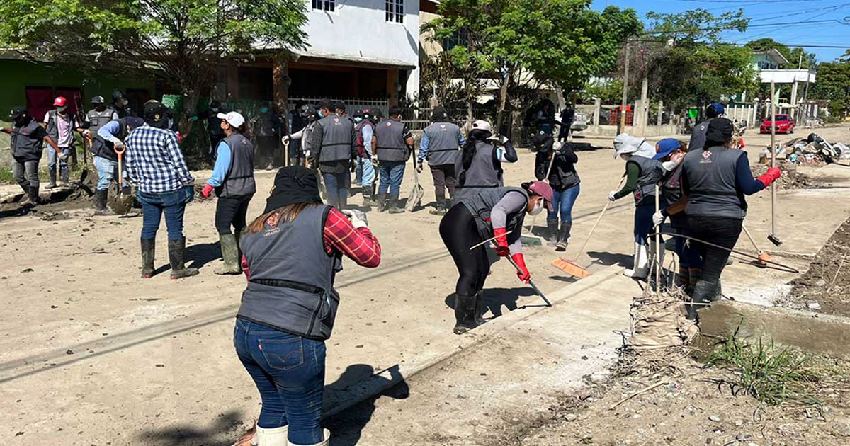 Implementa SEDESOL acciones solidarias en zonas afectadas de la zona norte Implementa SEDESOL acciones solidarias en zonas afectadas de la zona norte