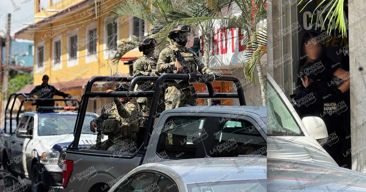 Reportan civiles armados en hotel