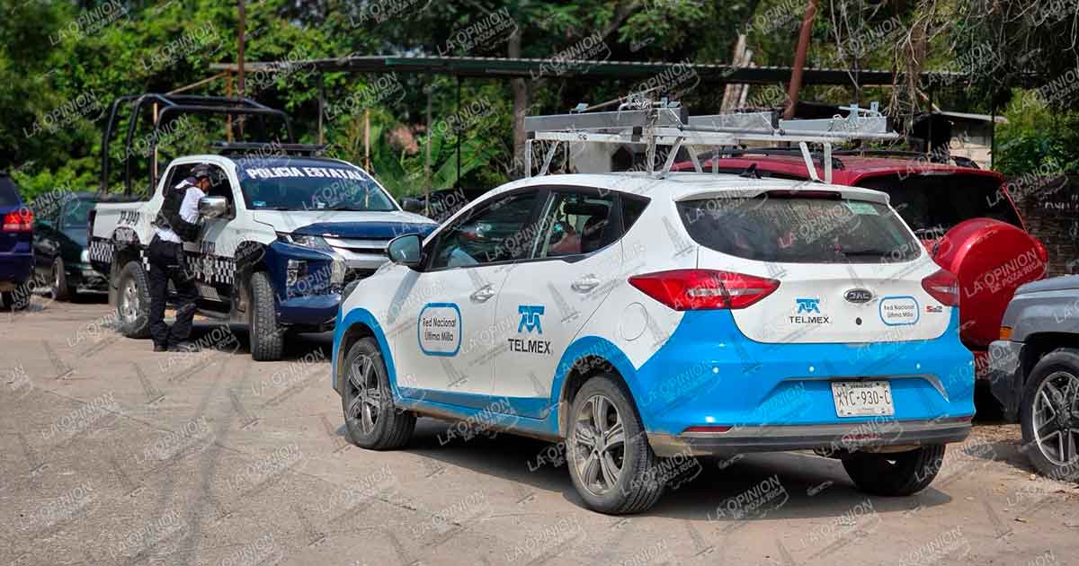 Roban cables a empresa de telecomunicaciones
