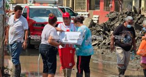 Distribuye Cruz Roja ayuda humanitaria en el Infonavit Las Gaviotas Distribuye Cruz Roja ayuda humanitaria en el Infonavit Las Gaviotas