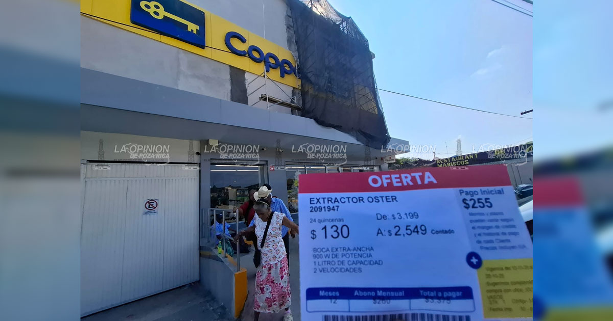 Denuncian aumento de precios en tienda Coppel Denuncian aumento de precios en tienda Coppel