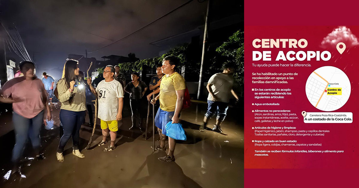 Adanely Rodríguez activa Centro de Acopio en apoyo a familias afectadas