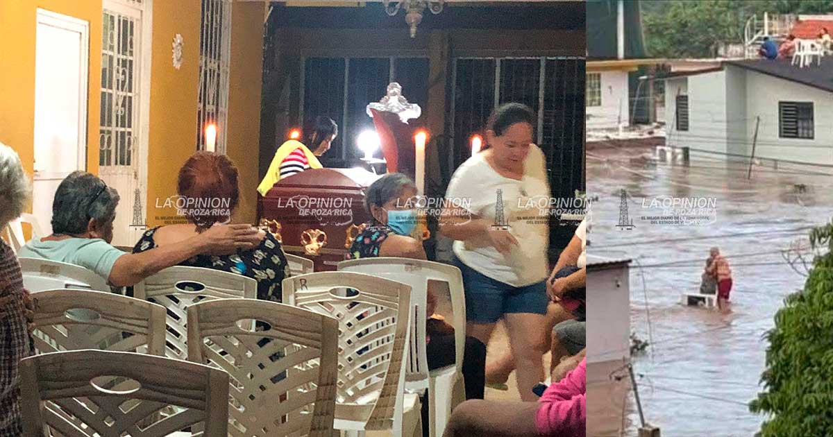 Murió abuelita sobreviviente de inundación Murió abuelita sobreviviente de inundación