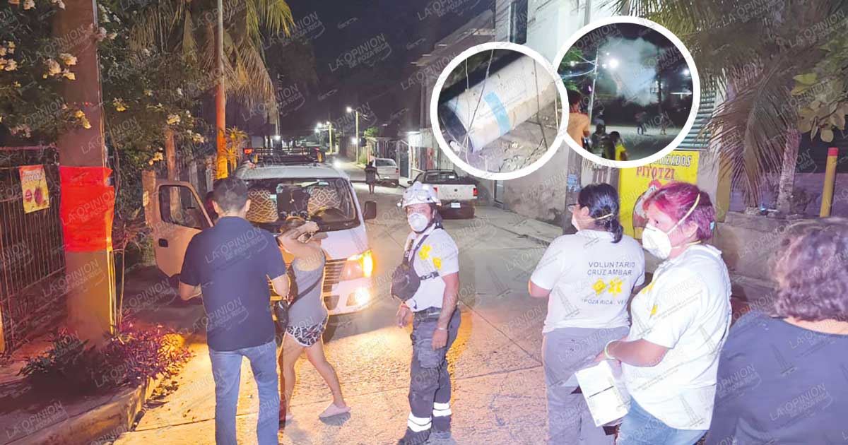¡ALARMA POR GAS!