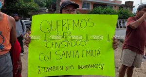 Habitantes de zona baja de la colonia Santa Emilia exigen ser censados por la delegación del Bienestar Habitantes de zona baja de la colonia Santa Emilia exigen ser censados por la delegación del Bienestar