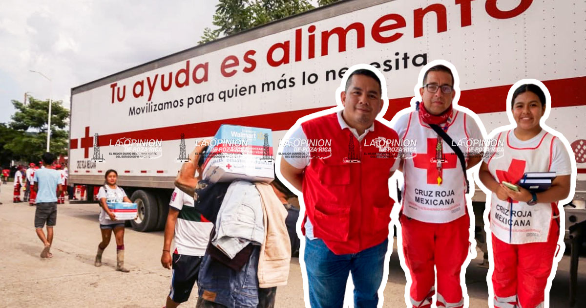 Esperan arribo de 7 tráileres con víveres por parte de Cruz Roja Mexicana