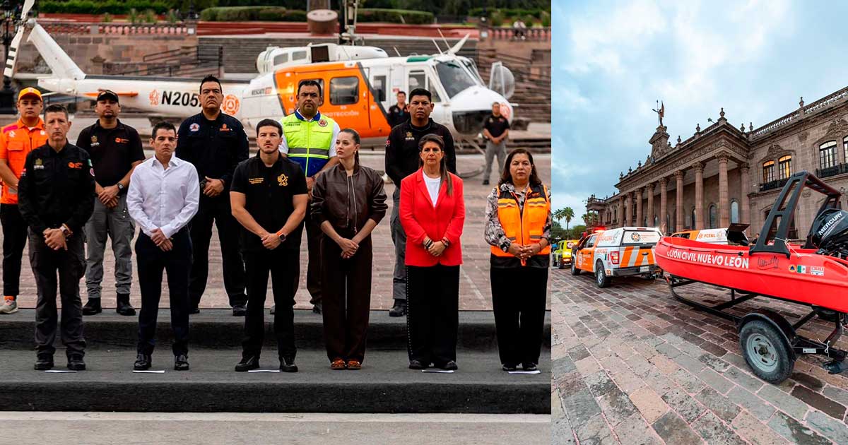 Nuevo León envía contingente de ayuda a Veracruz