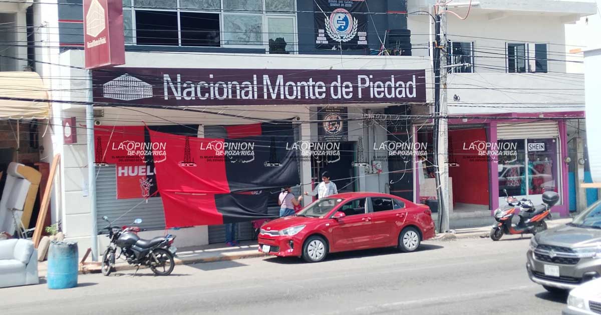 Van veinte días de huelga en Nacional Monte de Piedad Van veinte días de huelga en Nacional Monte de Piedad
