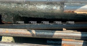 Rejilla abierta en Pozo 13 de la colonia Chapultepec Rejilla abierta en Pozo 13 de la colonia Chapultepec