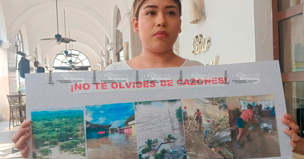Cazones también necesita ayuda, no solo Poza Rica, reclaman
