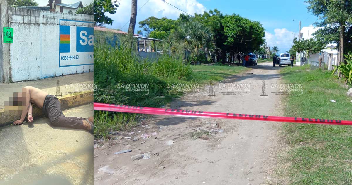 Hombre es ejecutado en Coatzacoalcos Hombre es ejecutado en Coatzacoalcos