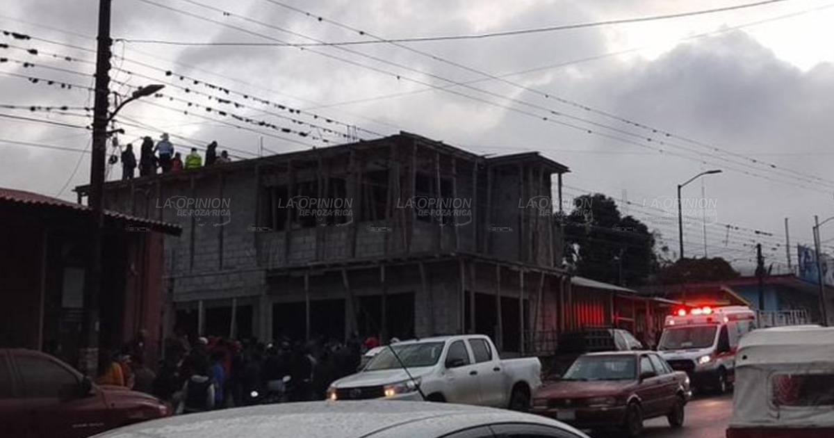 Fallece electrocutado albañil Fallece electrocutado albañil