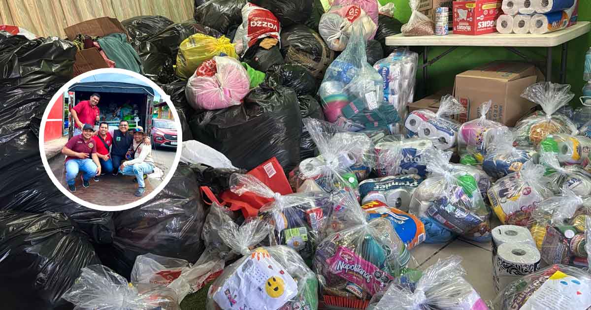 Desde Tlalixcoyan traen ayuda a damnificados Desde Tlalixcoyan traen ayuda a damnificados