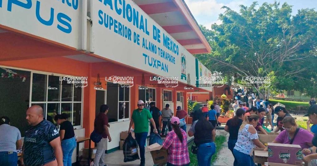 ITVER envía más de 5 toneladas de ayuda a Tuxpan ITVER envía más de 5 toneladas de ayuda a Tuxpan