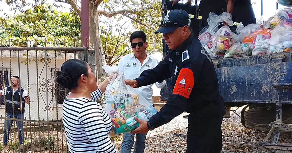 Plan Tajín: 43 mil comidas calientes y 12 mil paquetes alimentarios entregados a población afectada en la zona norte