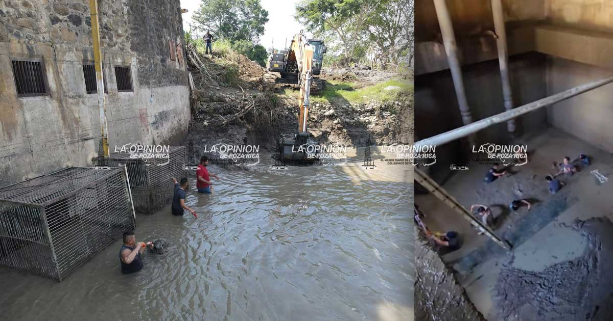 Suspensión temporal del suministro de agua en Poza Rica por desazolve de bocatoma Suspensión temporal del suministro de agua en Poza Rica por desazolve de bocatoma
