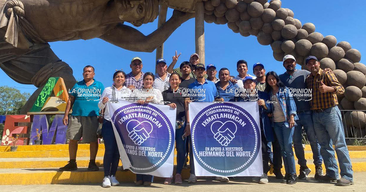 Llegó apoyo solidario desde Ixmatlahuacan