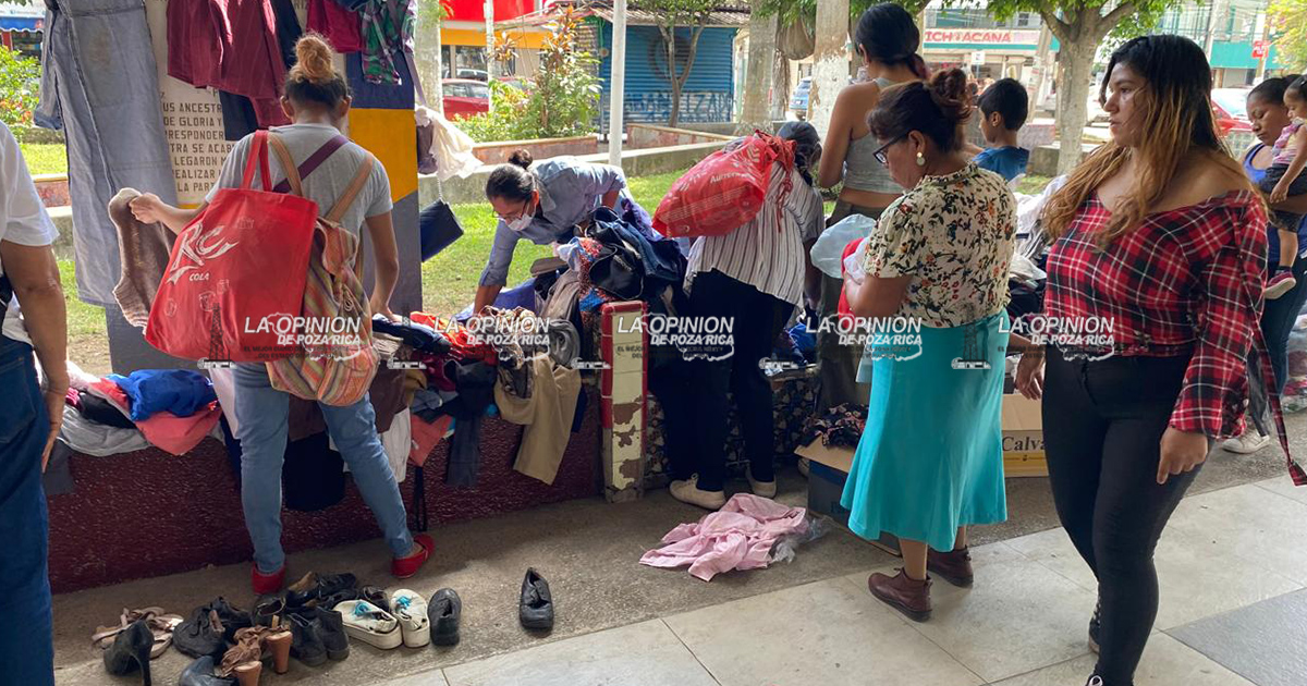 Dona Estefanía Cobos apoyos a las familias damnificadas por inundación