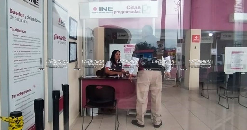 Suspenderá labores lunes y martes el módulo INE de avenida Puebla