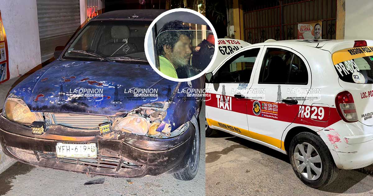 Detienen a taxista por atropellar a un adulto