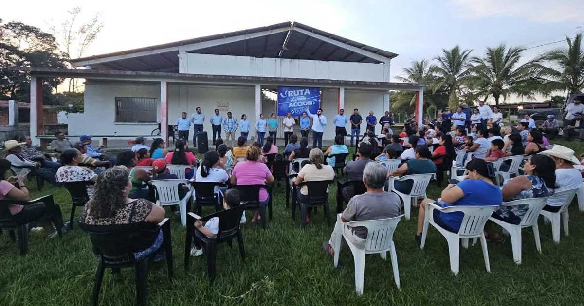 Cachiz Silva emprende "Ruta de Acción" en comunidades