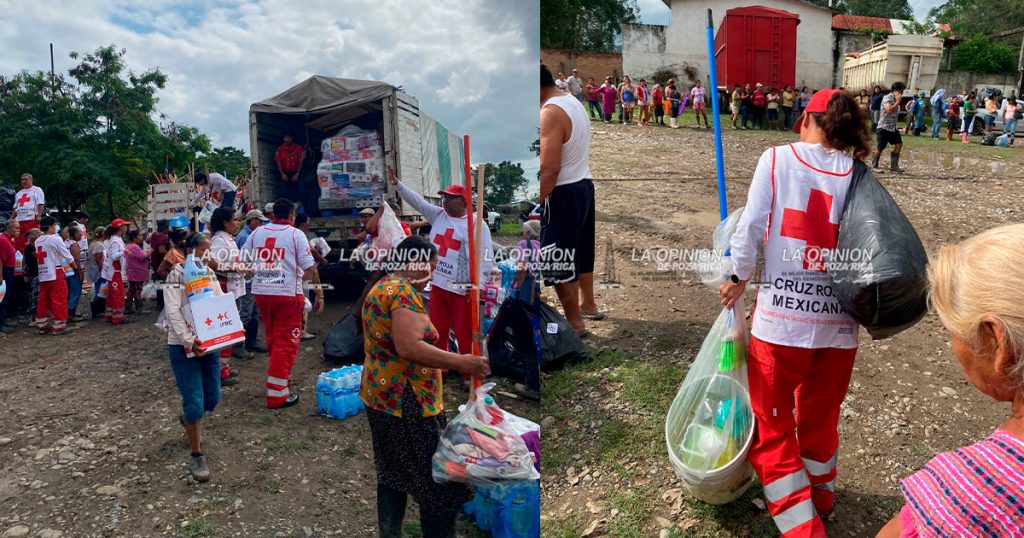 Distribuye Cruz Roja Méxicana apoyo humanitario en la Nueva Esperanza Distribuye Cruz Roja Méxicana apoyo humanitario en la Nueva Esperanza