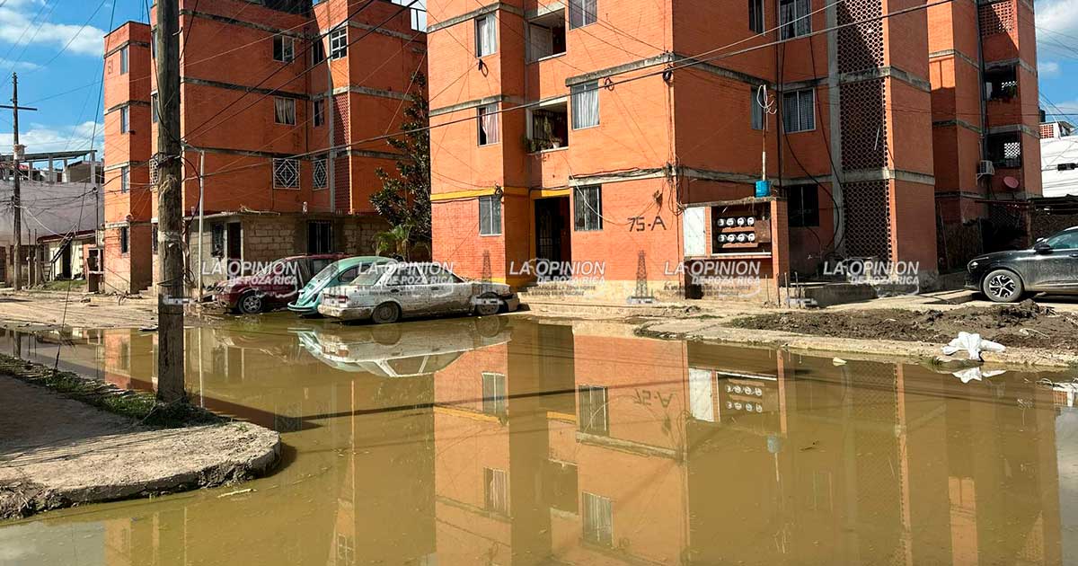 Vecinos de Las Gaviotas habitan entre aguas negras Vecinos de Las Gaviotas habitan entre aguas negras