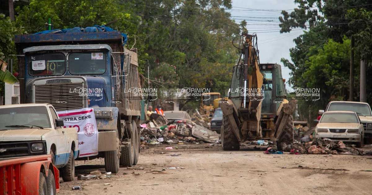Despejan la carretera estatal Álamo-Ojite Despejan la carretera estatal Álamo-Ojite