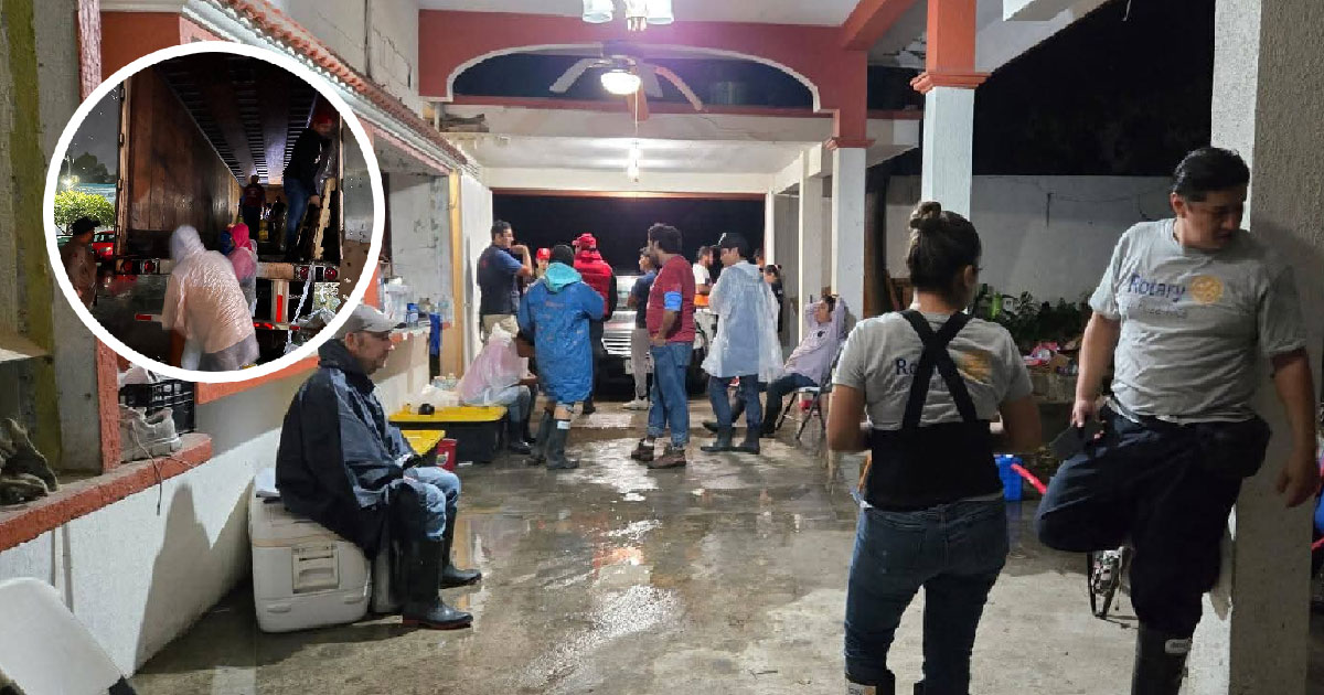 Pese a bloqueos carreteros, llegó la ayuda de Rotaract a Poza Rica Pese a bloqueos carreteros, llegó la ayuda de Rotaract a Poza Rica