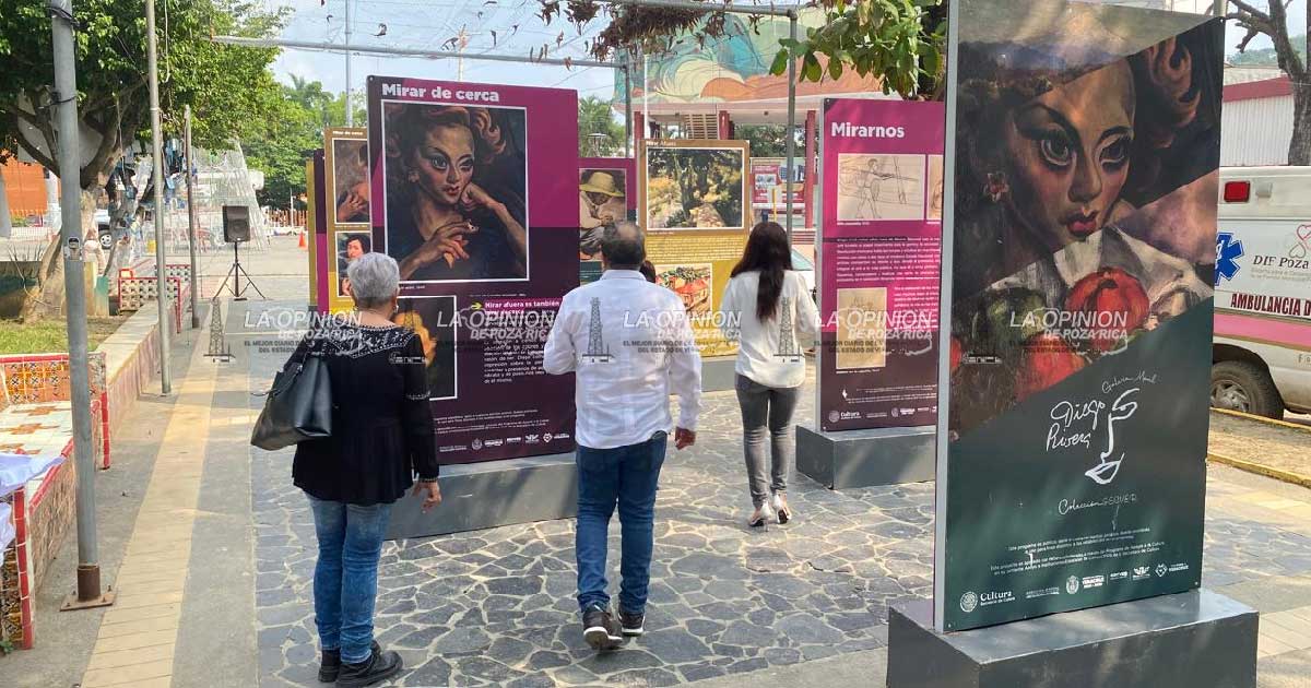 Invitan a pozarricenses a visitar la exposición de obras de Diego Rivera Invitan a pozarricenses a visitar la exposición de obras de Diego Rivera