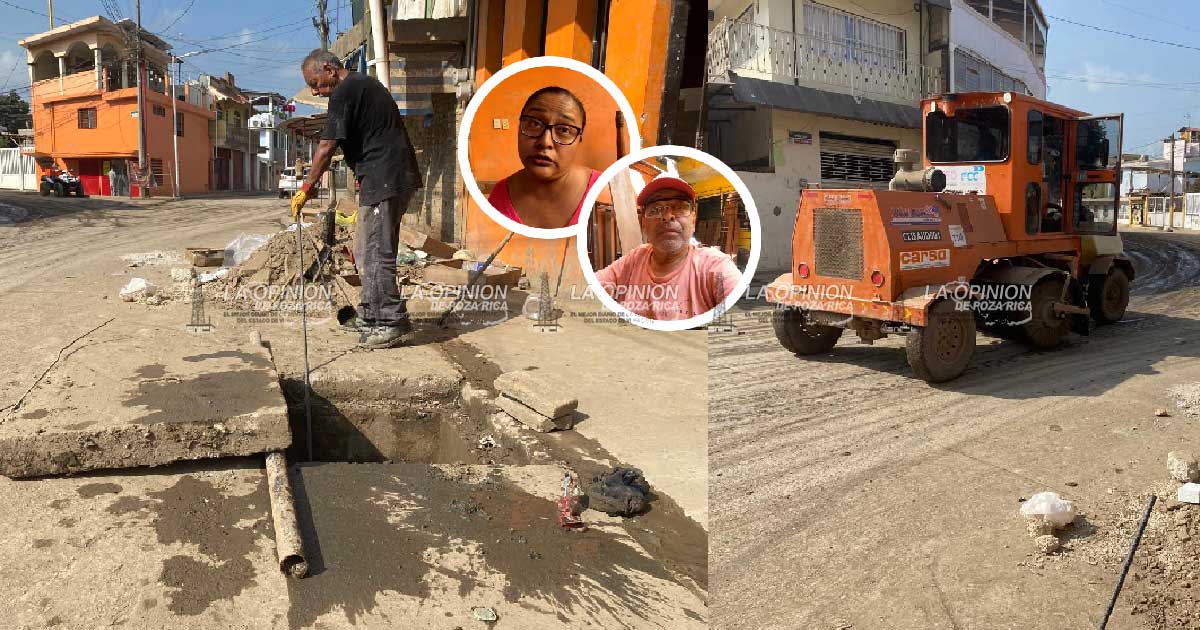 A más de un mes de la inundación no pueden utilizar sus sanitarios