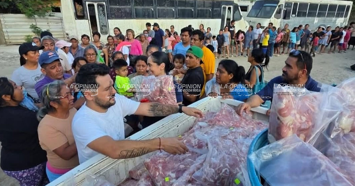 Lesli Ortiz no desampara a las familias damnificadas por la inundación Lesli Ortiz no desampara a las familias damnificadas por la inundación
