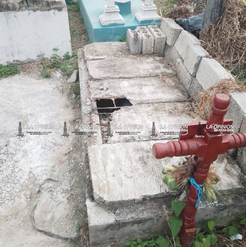 Alertan por tumbas en mal estado