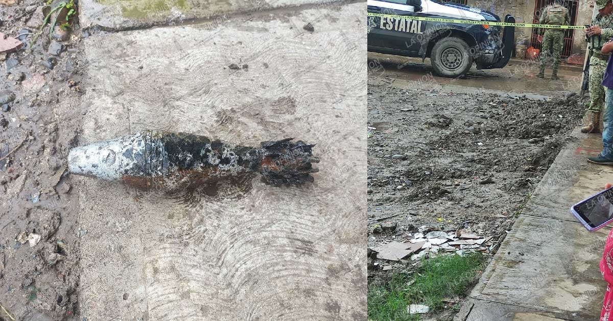 Hallan artefacto explosivo