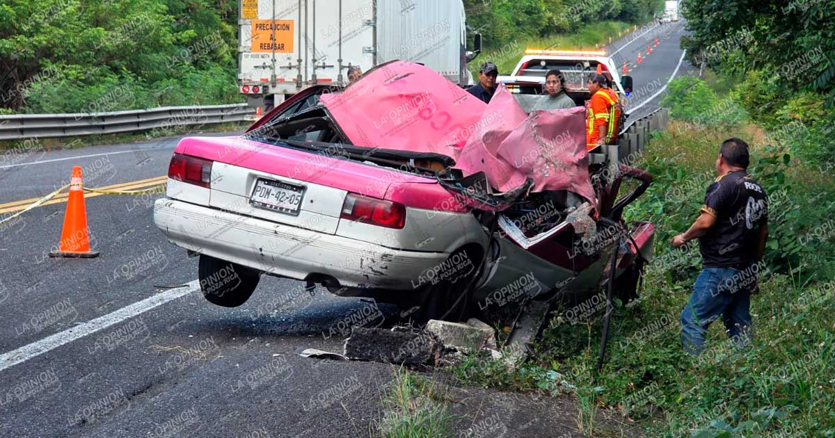 Se matan chilangos en la México-Tuxpan