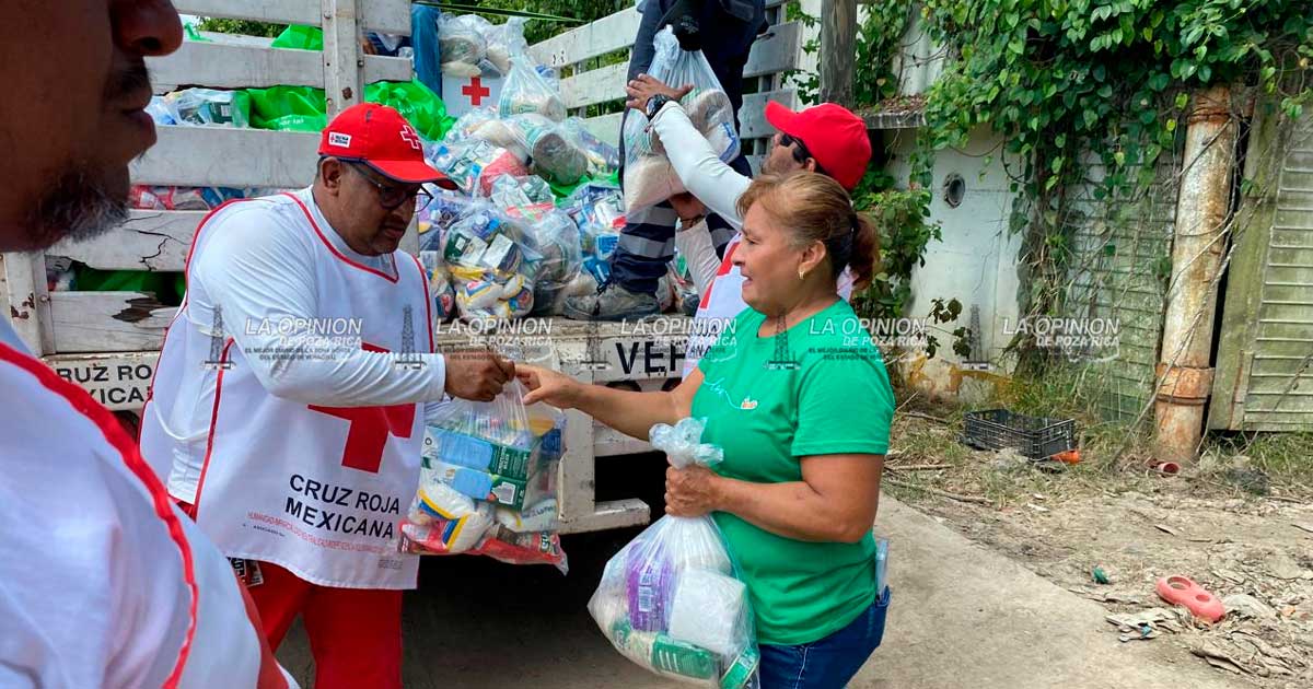 Cruz Roja Mexicana lleva apoyo a damnificados de Las Arboledas Cruz Roja Mexicana lleva apoyo a damnificados de Las Arboledas