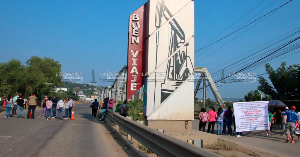 Cerrado el puente Cazones 1; damnificados exigen segundo pago 