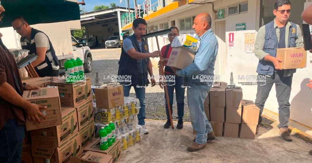 Inicia distribución de productos de limpieza a damnificados Inicia distribución de productos de limpieza a damnificados