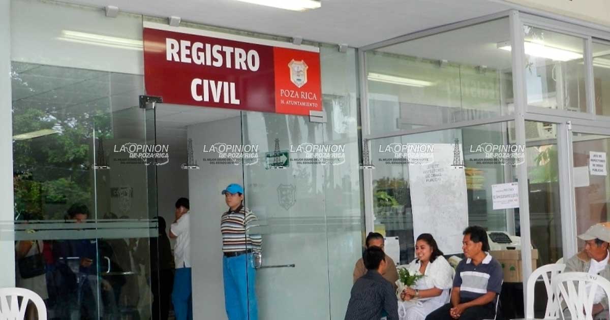 Registro Civil dará actas gratis a afectados Registro Civil dará actas gratis a afectados